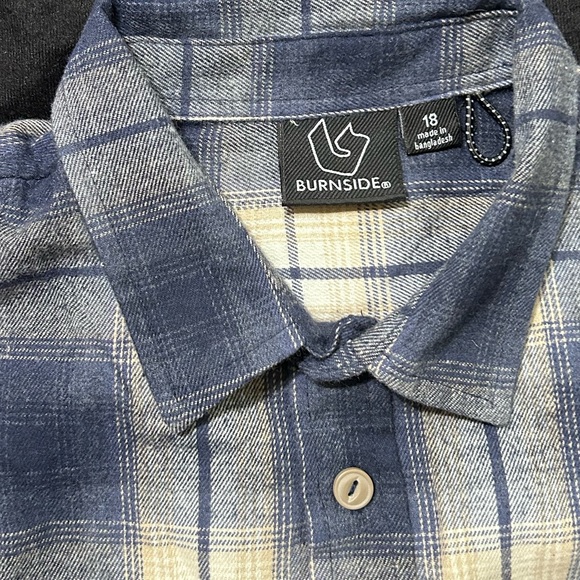 Burnside Flannel Button Up Shirt - Picture 5 of 6